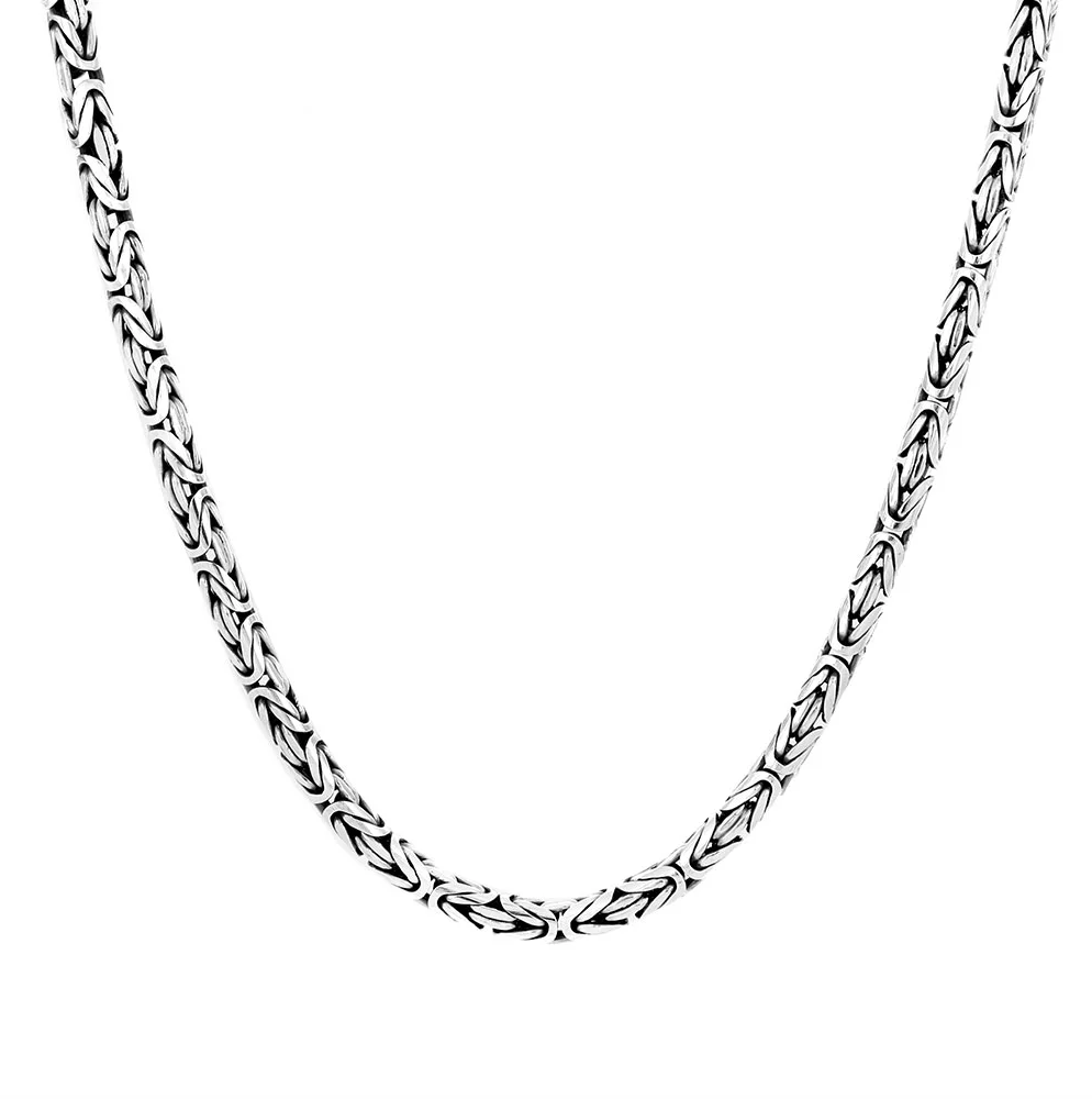 Borobudur 6MM Chain in Sterling Silver – Catalina Aragon Fine Jewelry